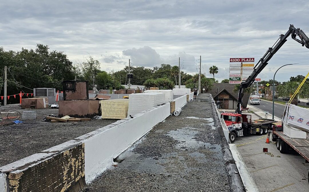 commercial roof installation